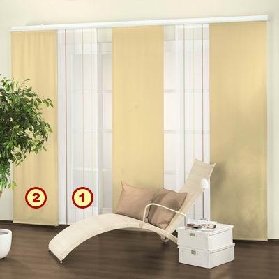 Schiebevorhang / Gardine Charleston (30) in 60 x 245 cm