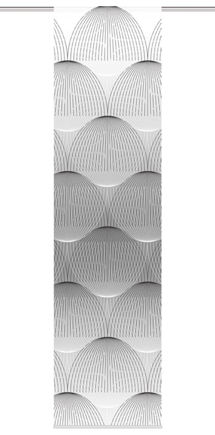 Flächengardinen / Gardinen Dessin Lyra (60) in 60 x 245 cm