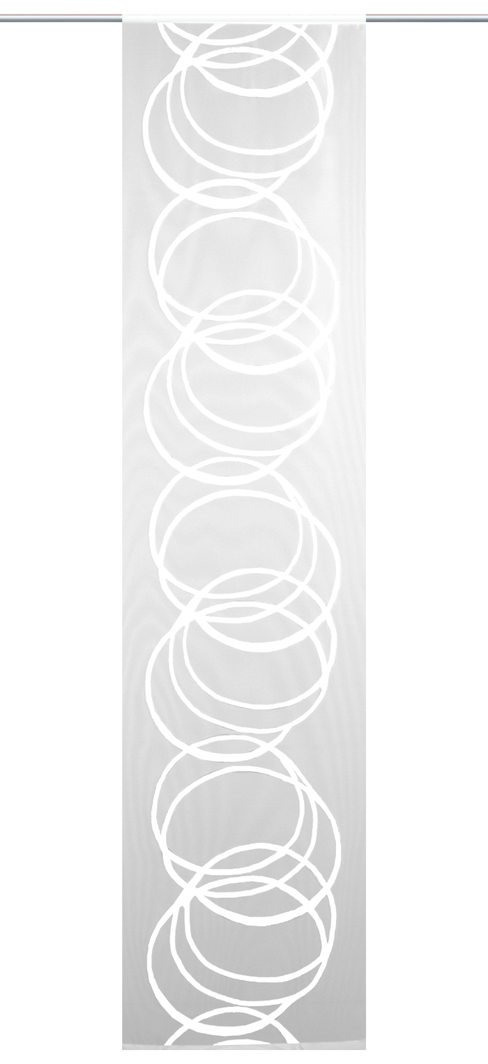 Flächengardinen / Gardinen Dessin Ringo (10) in 60 x 245 cm