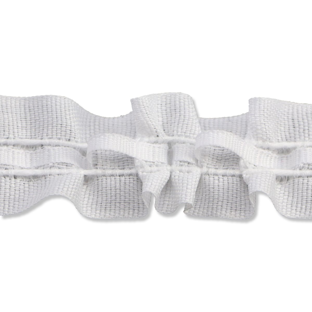 Gardinenband / Kräuselband / Faltenband Universal 22 mm Weiß für Gardinen
