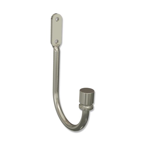 Raffbügel / Raffhalter für Gardinen in Chrom matt