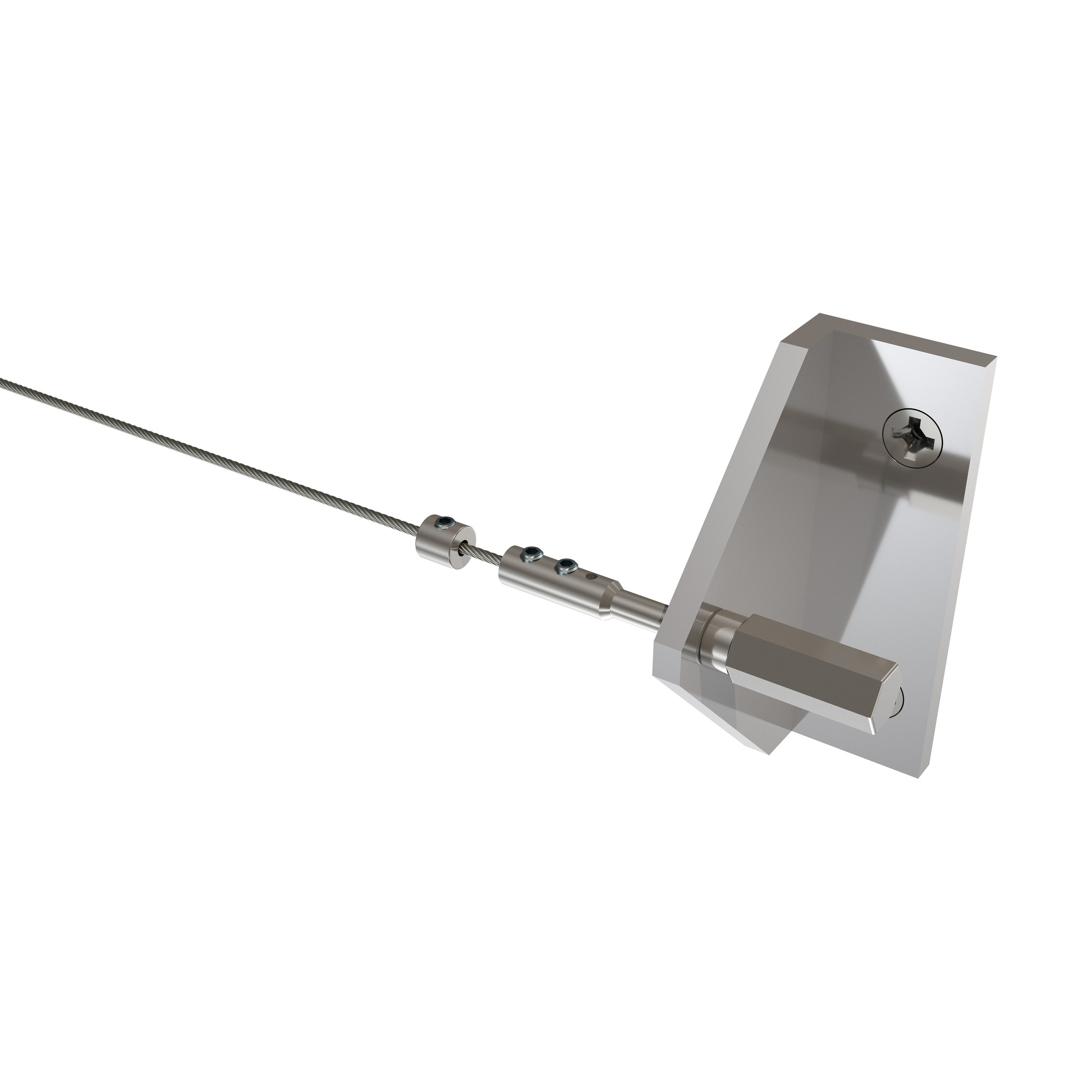 Seilspanngarnituren / Seilspanner Modell Modo verchromt